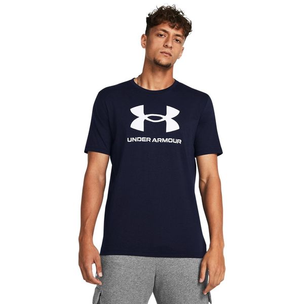 Camiseta de Treino Masculina Under Armour Sportstyle Logo GG Azul