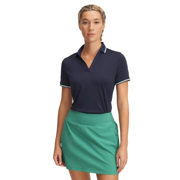 Camiseta Polo de Golf Under Armour Drive Feminina G Azul