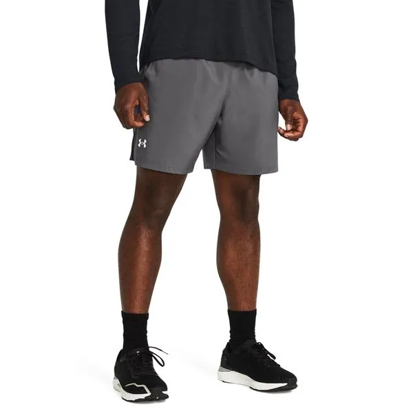 Shorts de Corrida Masculino Under Armour Launch 7 2GG Cinza