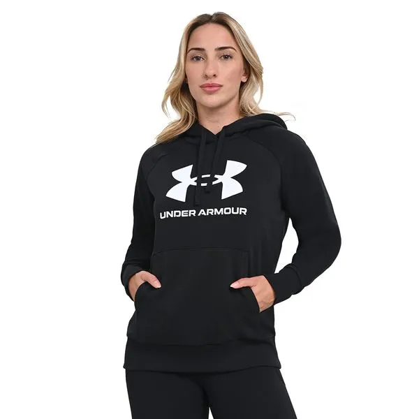 Moletom de Treino Feminino Under Armour Rival Fleece Big Logo M Preto