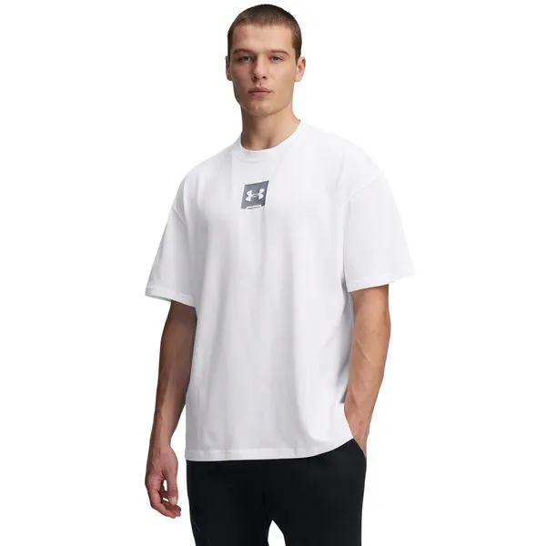 Camiseta Sportstyle Under Armour Heavyweight Oversized Masculina G Branco