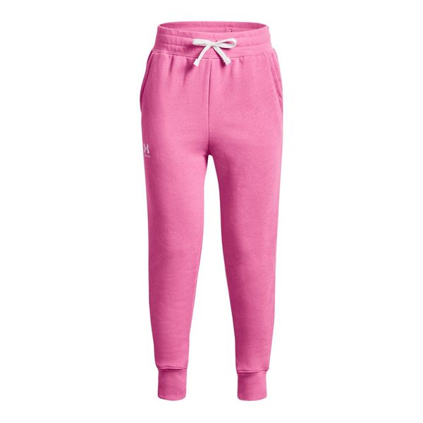 Calça Jogger Infantil Under Armour Rival Fleece 12 Rosa