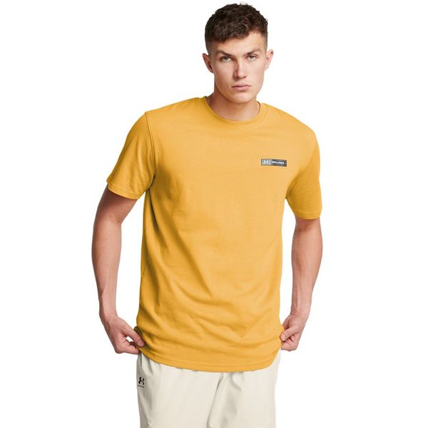 Camiseta Sportstyle Masculina Under Armour Heavyweight Label 2GG Amarelo