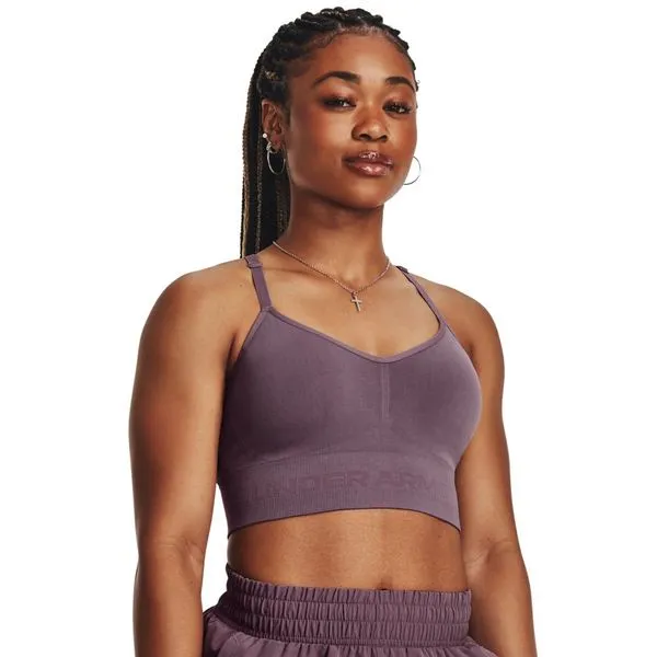 Top de Treino Feminino Under Armour Seamless Low G Roxo