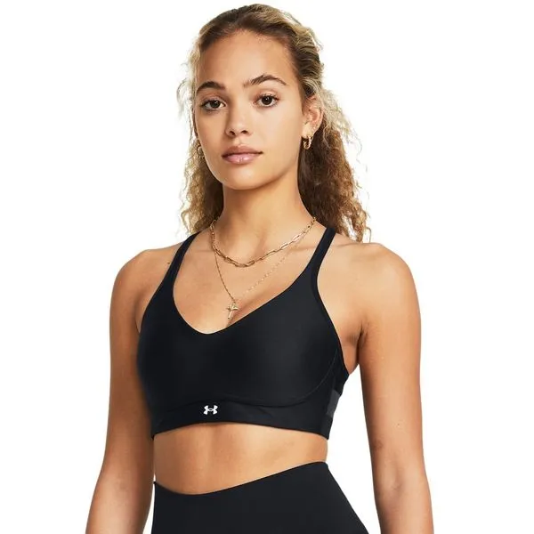 Top de Treino Feminino Under Armour Infinity Low 2.0 G Preto
