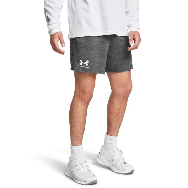 Shorts de Treino Masculino Under Armour Rival Terry 6in M Cinza