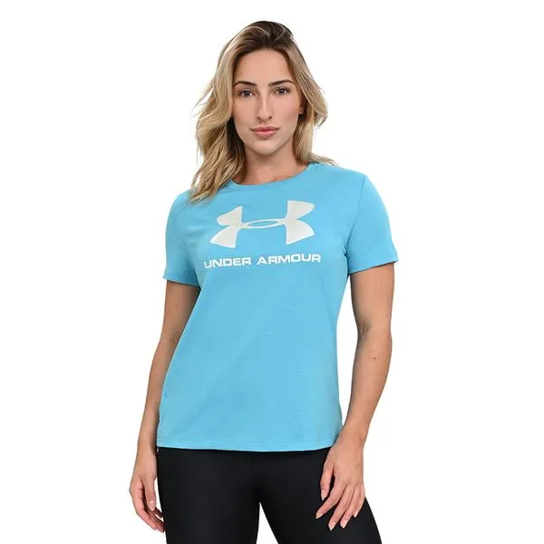 Camiseta de Treino Feminina Under Armour Live Sportstyle M Azul