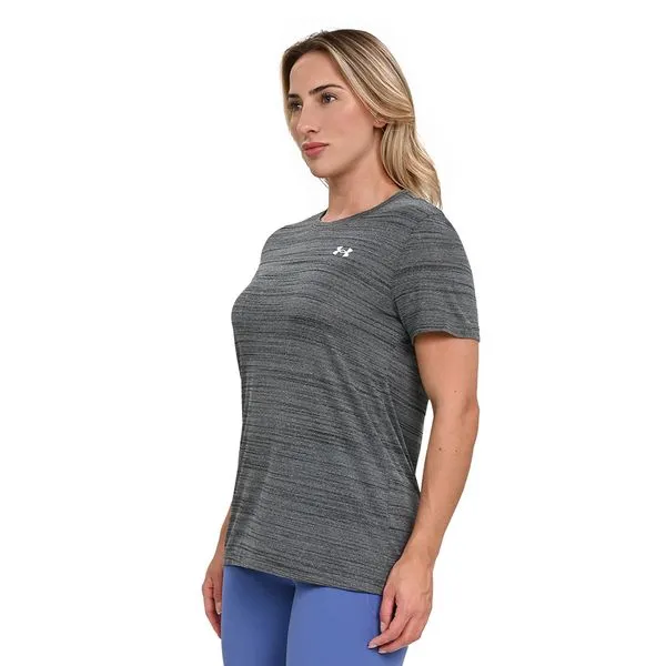 Camiseta de Treino Feminina Under Armour Tech Tiger G Cinza