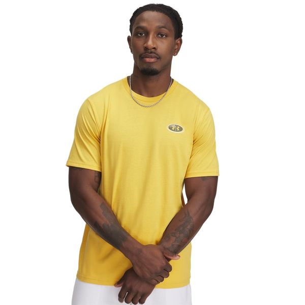 Camiseta de Treino Under Armour Outdoor Map Masculina GG Marrom