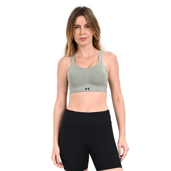 Top de Treino Feminino Under Armour Uplift High 36C Verde