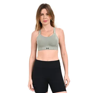 Top de Treino Feminino Under Armour Uplift High 38D Verde