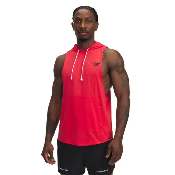 Regata Sportstyle Under Armour Project Rock Payoff Masculina M Vermelho