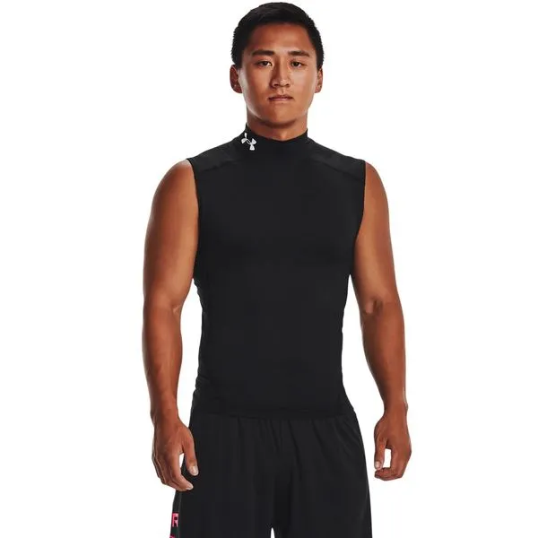 Regata de Treino Masculina Under Armour HeatGear Mock M Preto