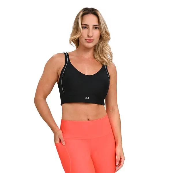 Top de Treino Feminino Under Armour Infinity Low 2.0 P Preto