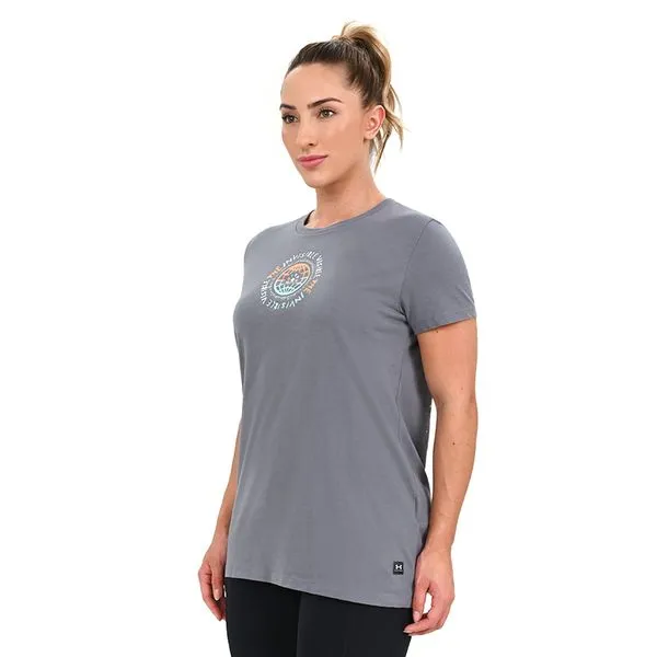 Camiseta Feminina Under Armour Artist Series Abilities P Cinza