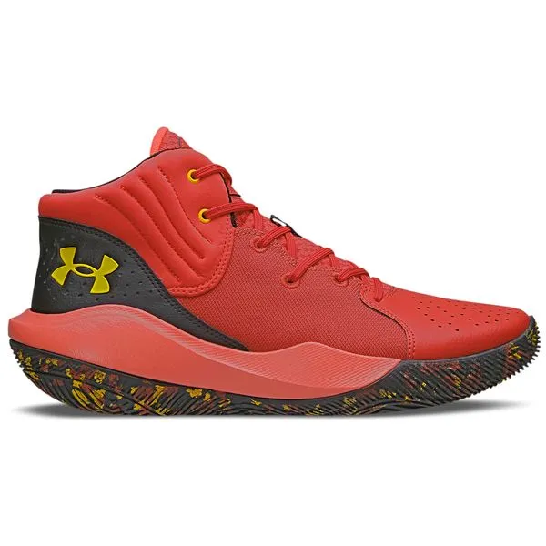 Tênis de Basquete Masculino Under Armour JET 21 42 Vermelho