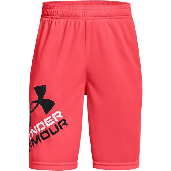Shorts de Treino Infantil Under Armour Prototype 2.0 Logo 14 Vermelho