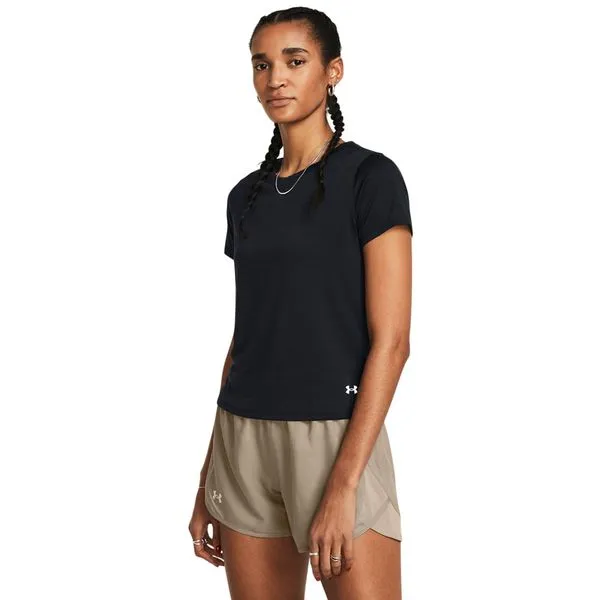Camiseta de Corrida Under Armour Launch Feminina PP Preto