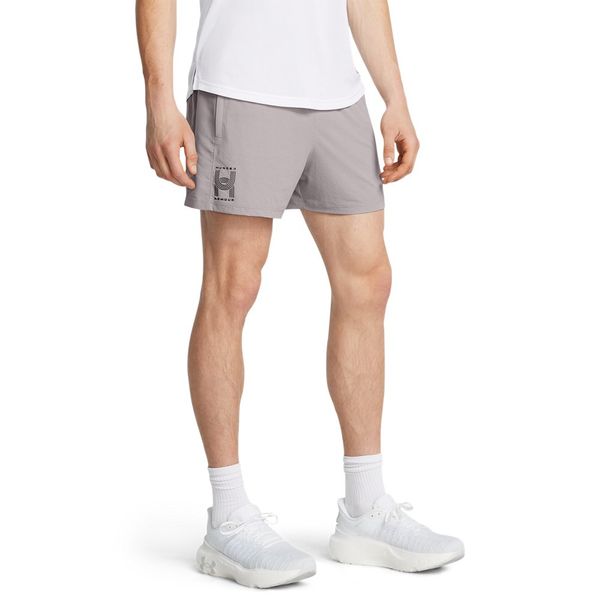 Shorts de Corrida Masculino Under Armour Anywhere G Roxo
