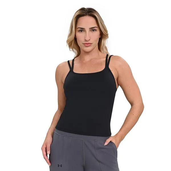 Regata de Treino Feminina Under Armour Motion Strappy GG Preto