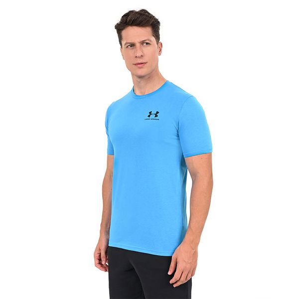 Camiseta de Treino Masculina Under Armour Left Chest G Azul