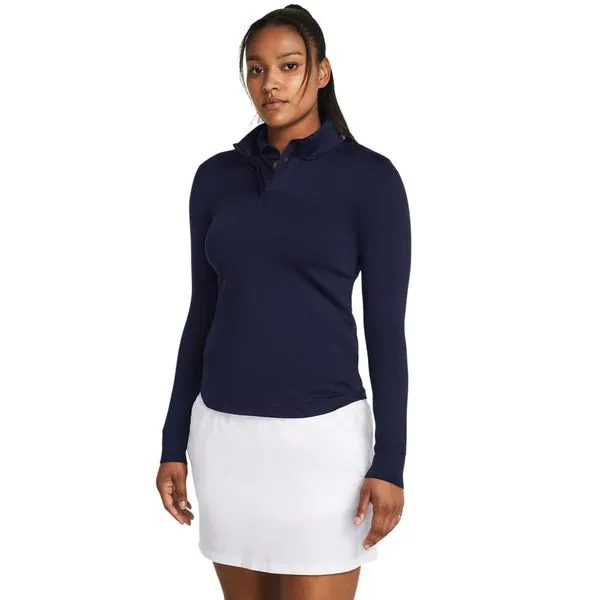 Blusa de Treino Feminina Under Armour Playoff 1/2 Zip P Azul