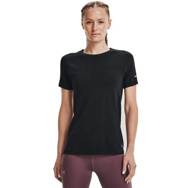Camiseta de Corrida Feminina Under Armour Seamless Run PP Preto