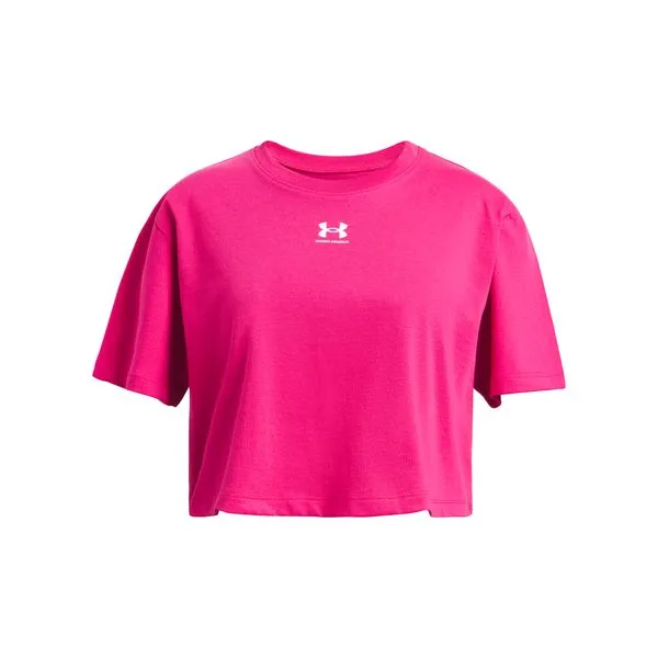 Camiseta Sportstyle Under Armour Rival Infantil 10 Roxo