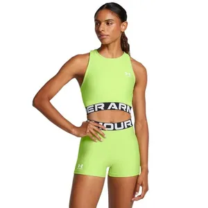 Top de Treino Feminino Under Armour HeatGear Rib Tank M Verde