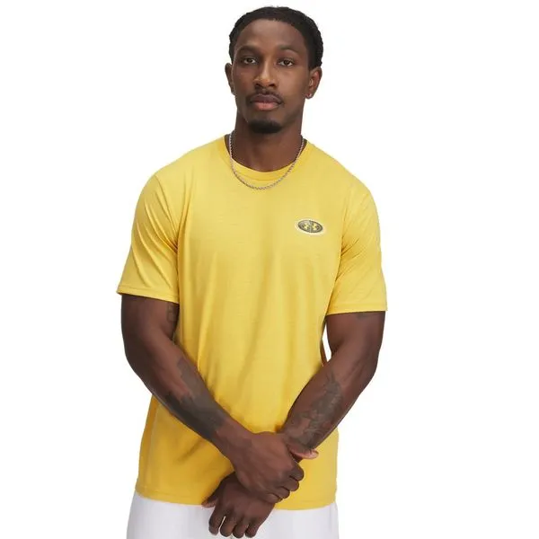 Camiseta de Treino Under Armour Outdoor Map Masculina P Marrom