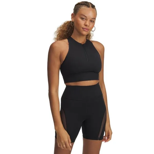 Top de Treino Feminino Under Armour Meridian Zip Tank PP Preto