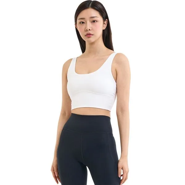 Regata de Treino Feminina Under Armour Meridian Fitted Cropped M Branco