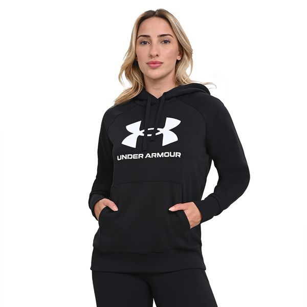 Moletom de Treino Feminino Under Armour Rival Fleece Big Logo PP Preto