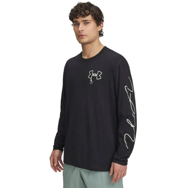 Camiseta de Treino Under Armour Outdoor Graphic Masculina P Preto
