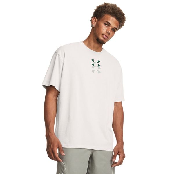 Camiseta de Corrida Masculina Under Armour Anywhere G Branco