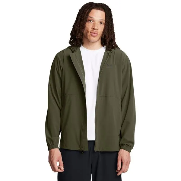Jaqueta Corta Vento Masculina Under Armour Vibe Woven G Verde