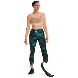 Calça Legging de Treino Feminina Under Armour Project Rock P Verde