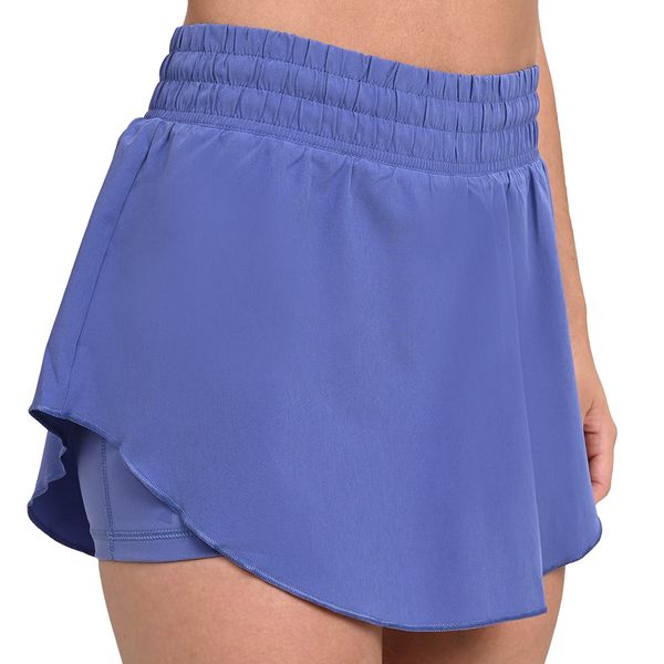 Shorts Saia de Treino Feminino Under Armour Flex Woven Skort M Azul
