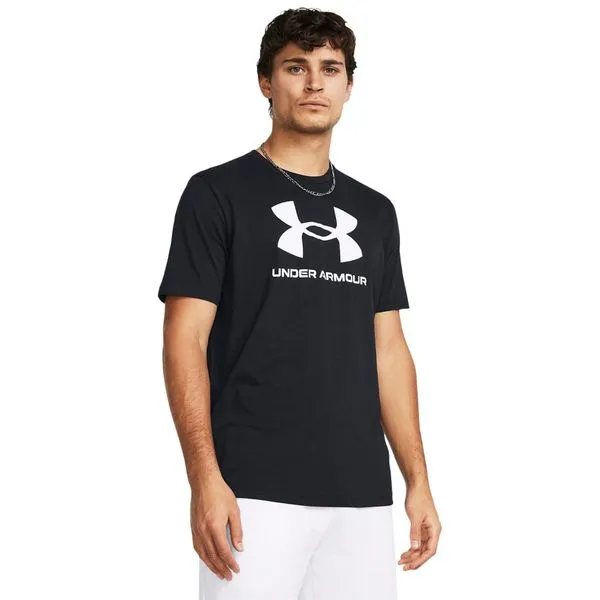 Camiseta de Treino Masculina Under Armour Sportstyle Logo 2GG Preto