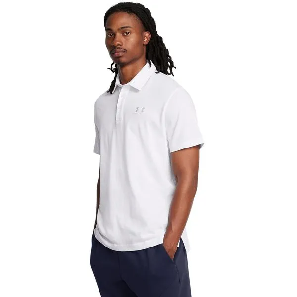 Polo Masculina Under Armour Icon GG Branco