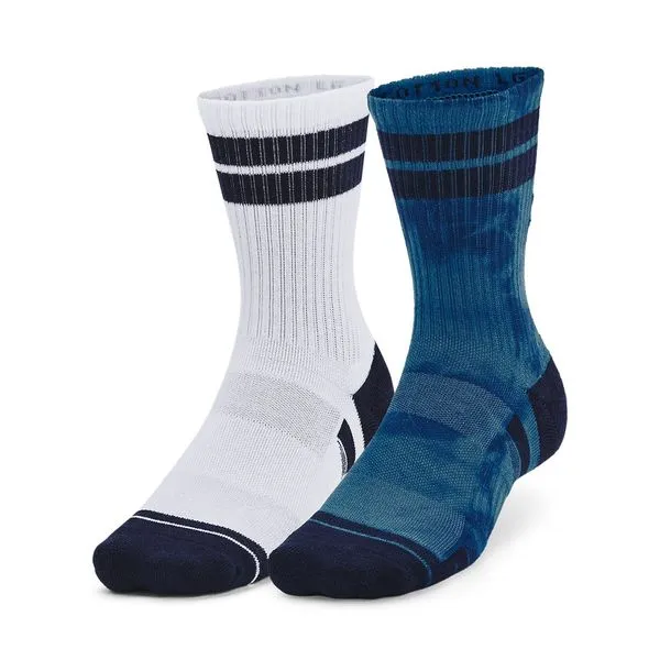 Meia de Treino Under Armour Perfomance Cotton - Pacote com 2 Pares 36-40 Azul