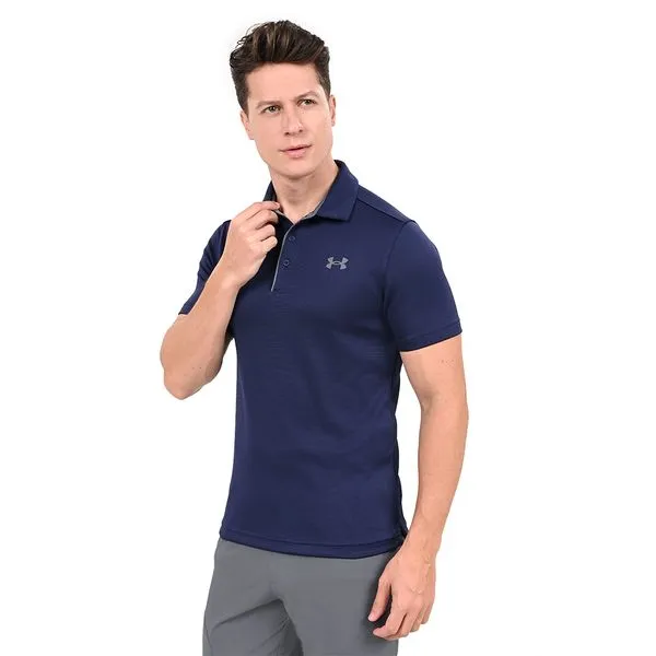 Polo Masculina Under Armour Tech 4GGL Azul