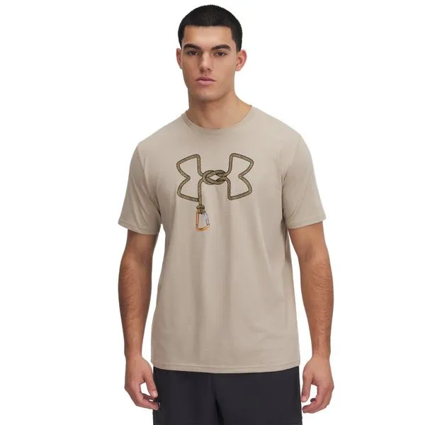 Camiseta de Treino Under Armour Outdoor Rope Masculina GG Bege