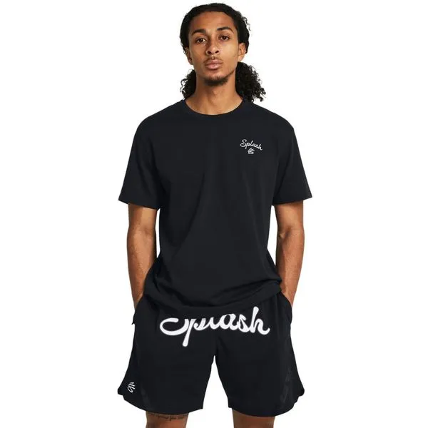 Camiseta Masculina Under Armour Curry Embroidered Splash M Preto