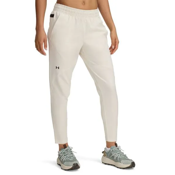 Calça Sportstyle Under Armour Unstoppable Hybrid Feminino GG Bege