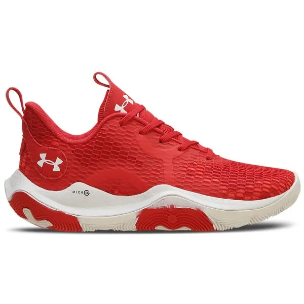 Tênis de Basquete Masculino Under Armour Spawn 3 44 Vermelho