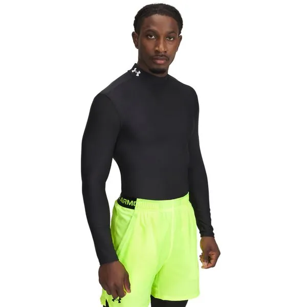 Camiseta Compressão de Treino Under Armour HeatGear Masculina GG Preto