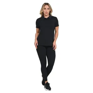 Camiseta Polo Feminina Under Armour Playoff G Preto