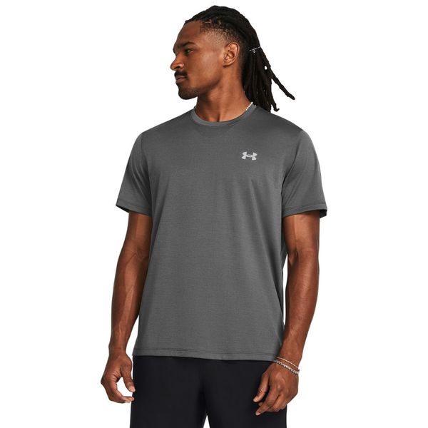 Camiseta de Corrida Under Armour Launch Masculina G Cinza