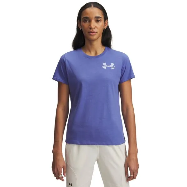 Camiseta Sportstyle Under Armour Left Chest Logo Feminina M Azul